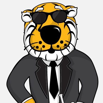 Jazz Truman Tiger wearing sunglasses